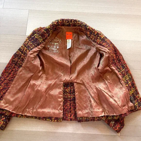 Auc Christian Lacroix Boucle Tweed 2 pisses suit - Picture 11 of 15